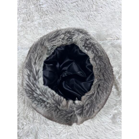 Fabulous Furs Donna Salyers Faux Fur Cossack Hat Womens Size M Gray - Picture 7 of 7